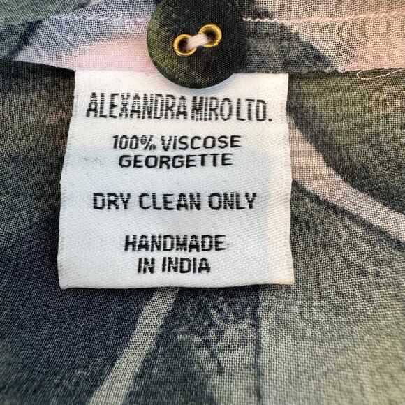 Alexandra Miro Penelope Beach Chiffon Maxi Skirt- Bird of Paradise NEW Medium - Picture 7 of 12